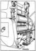A textile machine equipped with a iron detector.